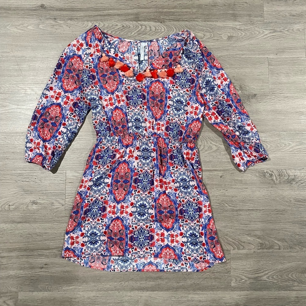Seafolly Paisley Print Tassel Beach Coverall‎ - Picture 2 of 4